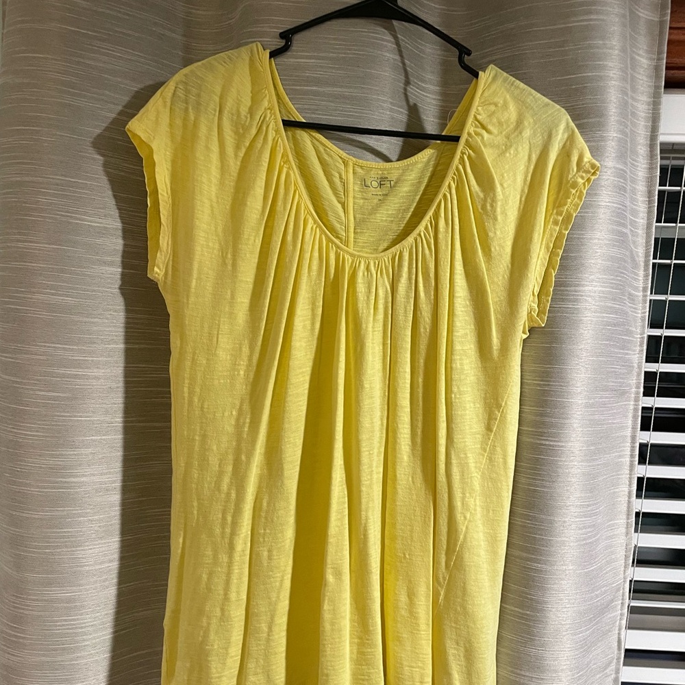 LOFT Women's Yellow Top